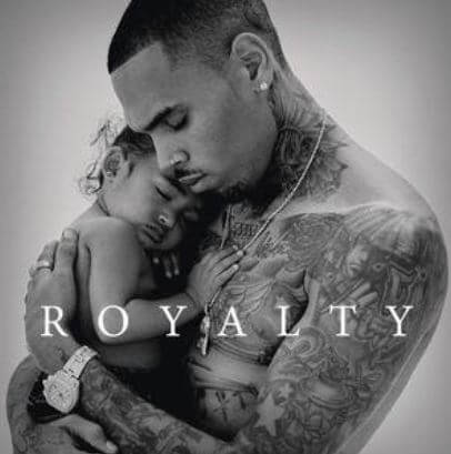Royalty Brown and Chris Brown on the cover of album Royalty.